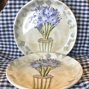 Kamillia Hand Painted Ceramic Plate